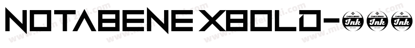NotaBene XBold字体转换
